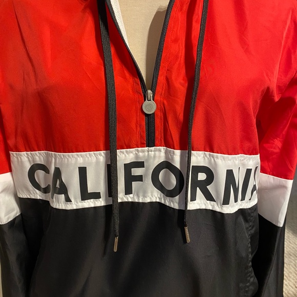 Red, black and white colour block Zara ‘’Wind breaker” size small. - Picture 3 of 6